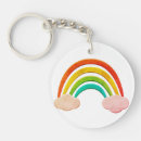 Search for rainbow cloud key rings Colourful
