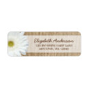 Search for rustic daisy return address labels Summer