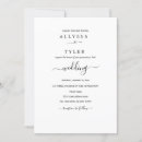 Search for cursive wedding invitations White