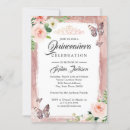 Search for butterfly quinceanera invitations 15th birthday
