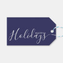 Search for navy blue gift tags Typography