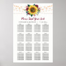 Search for sunflower wedding seating charts Rustic