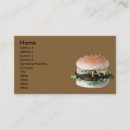 Search for burgers business cards Cooking