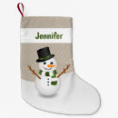 Search for snowman christmas stockings Winter
