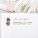 Search for hibiscus flowers return address labels Watercolor