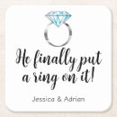 Search for engagement coasters Engaged