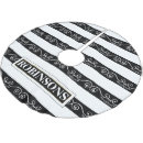 Search for black and white tree skirts Striped