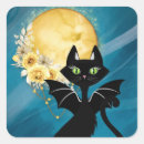 Search for elegant cat stickers Black
