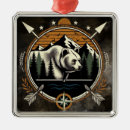 Search for outdoorsman christmas tree decorations Bear