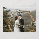Search for elopement postcards wedding announcement cards Simple