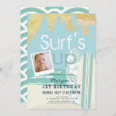 Search for surfer birthday invitations Palm trees