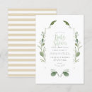 Search for wreath baby shower invitations Succulent