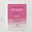 Search for abstract sweet 16 invitations Pink
