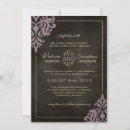 Search for lilac damask invitations Modern