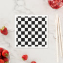 Search for checkered flag napkins White