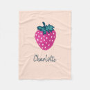 Search for strawberry fruit blankets Pink