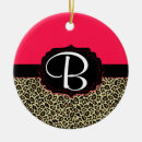 Search for cheetah christmas tree decorations Pink
