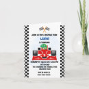 Search for red race car invitations Kids