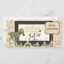 Search for zebra christmas cards Black