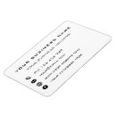 Search for business cards magnets Magnetic