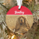 Search for cocker spaniel christmas tree decorations Animals