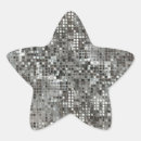Search for silver glitter stars stickers Party