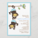 Search for monkey baby boy shower invitations Twins