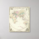 Search for eastern canvas prints Map