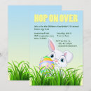 Search for funny bunny invitations Hop on over