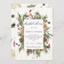Search for holiday bridal shower invitations Rustic