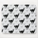 Search for cat design mouse mats Black and white