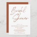Search for brown bridal shower invitations Chic