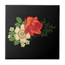 Search for red background tiles Flower