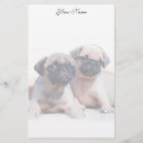 Search for pug stationery paper Dog