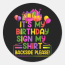 Search for its my birthday stickers Funny
