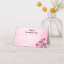 Search for valentine place cards Pink