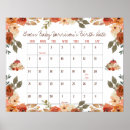 Search for birth date posters Floral