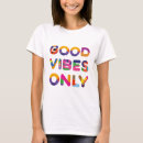Search for good vibes only womens tshirts Typography