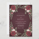 Search for bordeaux invitations Rose