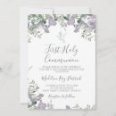 Search for purple first communion invitations Floral