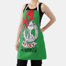 Search for merry christmas aprons retro vintage classic grinch