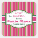 Search for vintage santa claus stickers North pole