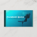 Search for diving business cards Scuba