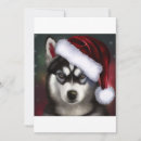 Search for sledding christmas cards Husky
