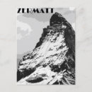 Search for retro ski postcards Zermatt
