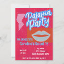 Search for pink pajama party invitations Preppy