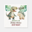 Search for dinosaur napkins T rex