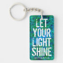 Search for and shine on key rings Let your light shine