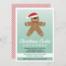Search for gingerbread man christmas invitations Christmas cookie exchange