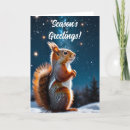 Search for red squirrel christmas cards Winter